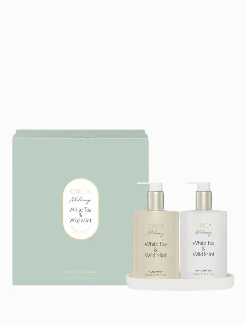 Body Lotions|Hand & Body Sets*Circa Home CIRCA Kitchen Alchemy Hand Care Duo White Tea and Wild Mint