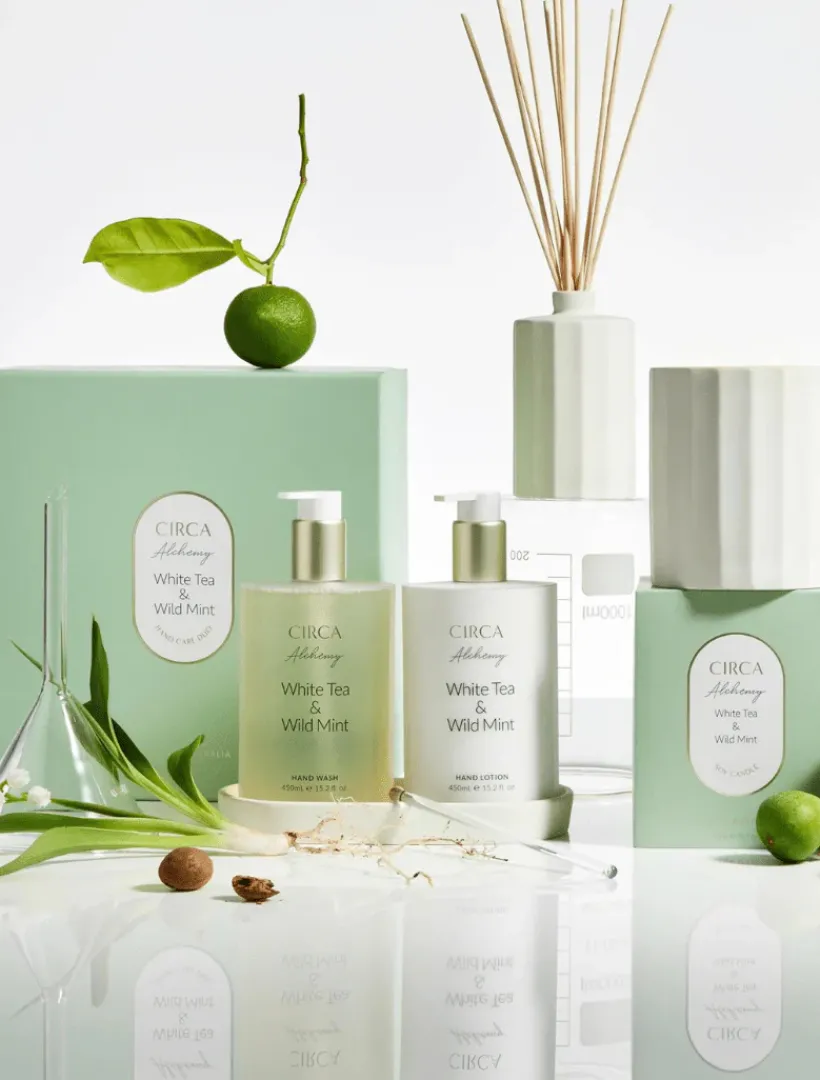 Body Lotions|Hand & Body Sets*Circa Home CIRCA Kitchen Alchemy Hand Care Duo White Tea and Wild Mint
