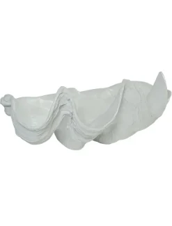 Home Ornaments*3rd Party Other Clam Shell Décor 40cm White