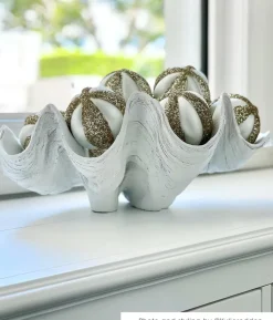 Home Ornaments*3rd Party Other Clam Shell Decor 52cm White