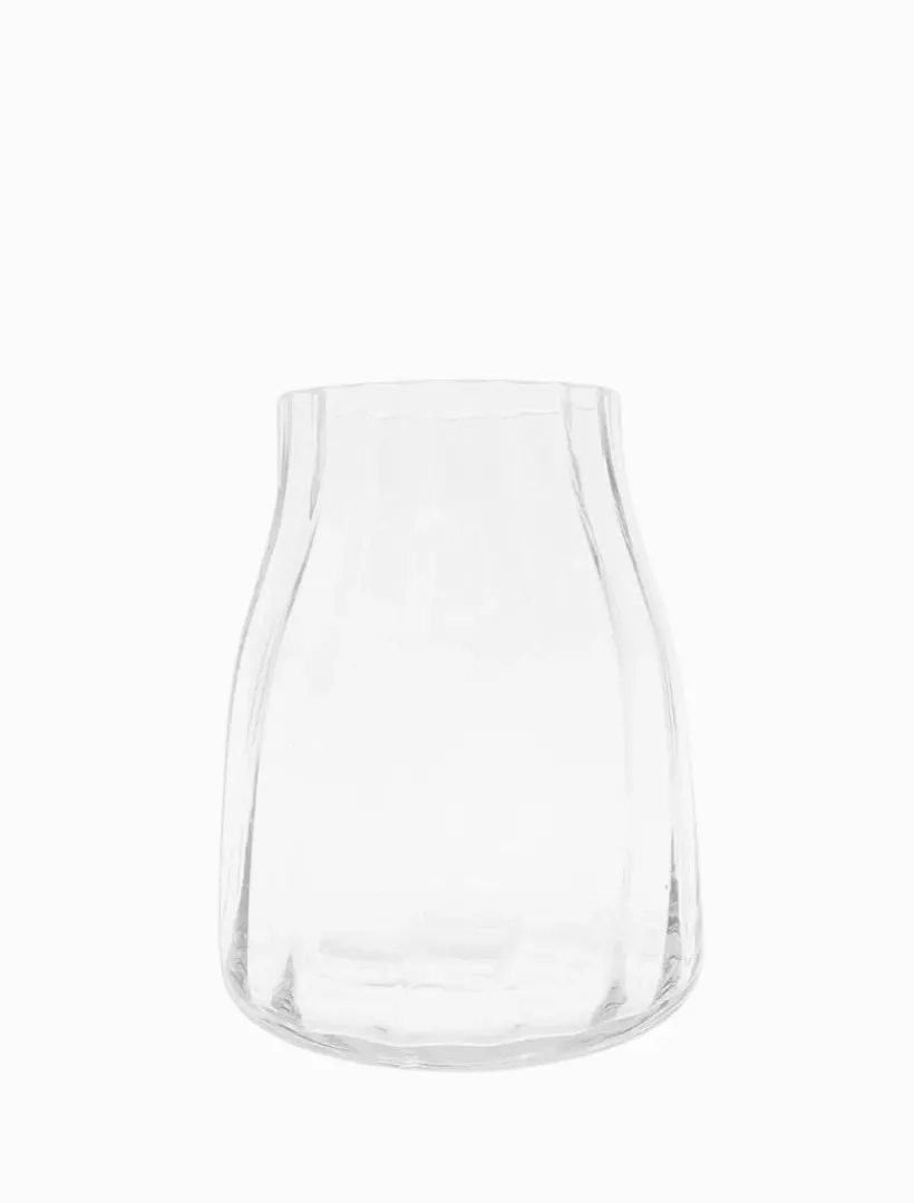 Vases & Pots*Zjoosh Classic Ribbed Vase Small Clear