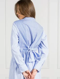 Dresses*Zjoosh Classic Stripe Tea Rose Dress - FINAL SALE Blue