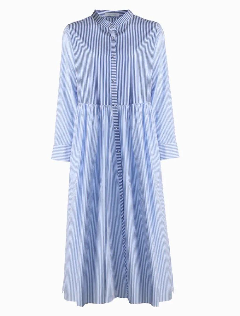 Dresses*Zjoosh Classic Stripe Tea Rose Dress - FINAL SALE Blue