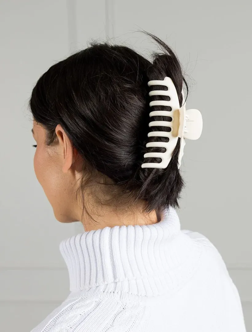 Hats & Hair Accessories*Zjoosh Claw Clip White