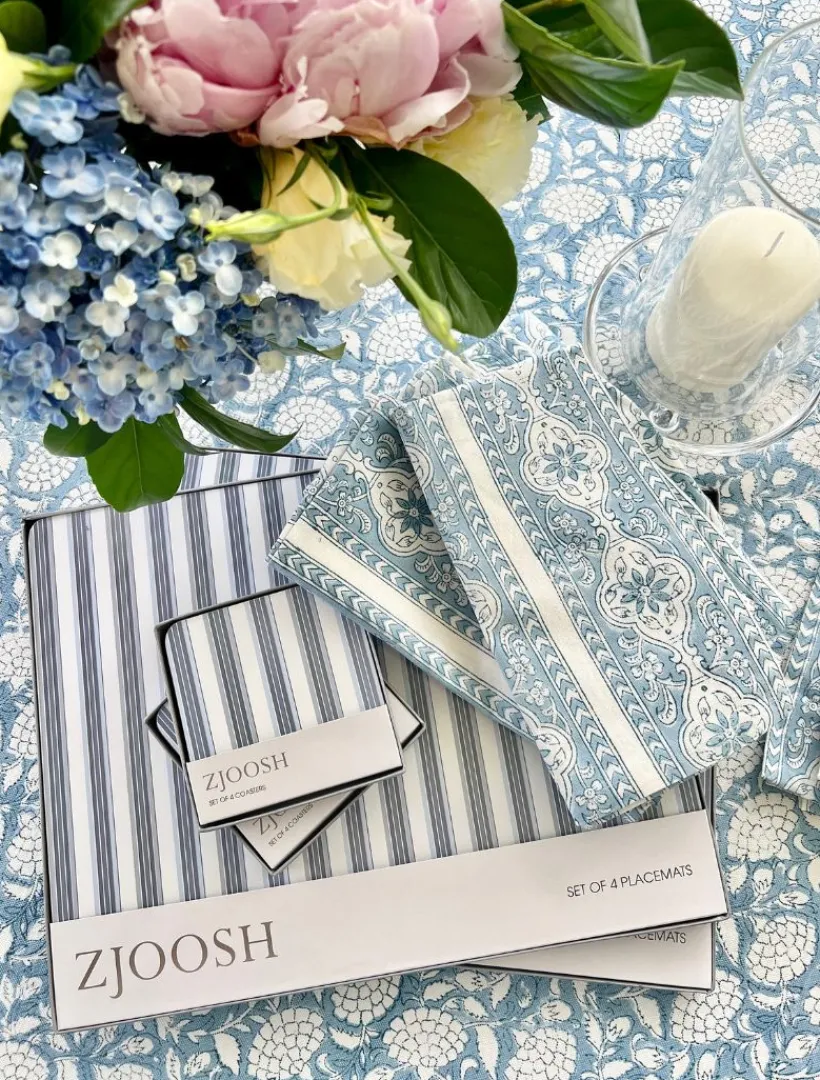 Coasters & Placemats*Zjoosh Coastal Stripes Placemats (Set of 4)