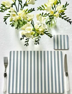 Coasters & Placemats*Zjoosh Coastal Stripes Placemats (Set of 4)