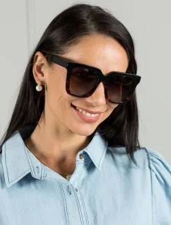 Sunglasses*Zjoosh Coco Sunglasses Tortoise Black