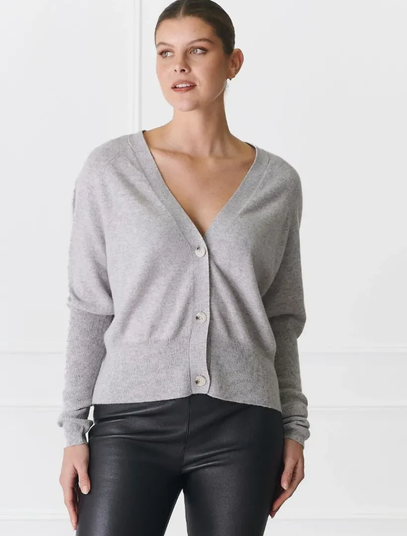 Knits And Jumpers*Zjoosh Collette Knit Cardigan Grey