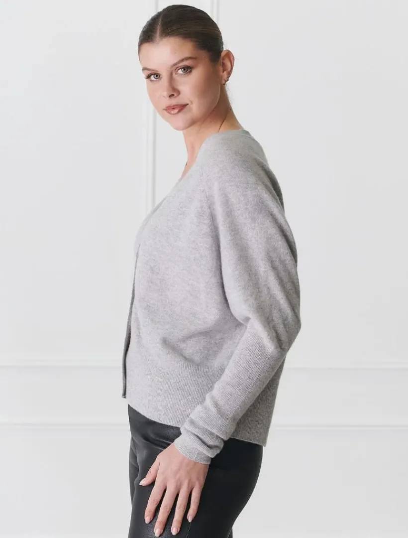 Knits And Jumpers*Zjoosh Collette Knit Cardigan Grey