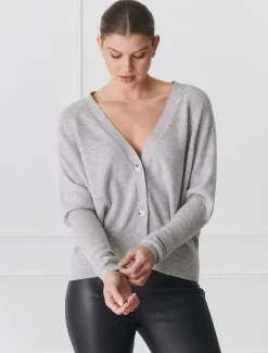 Knits And Jumpers*Zjoosh Collette Knit Cardigan Grey