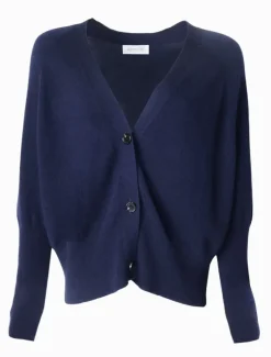 Knits And Jumpers*Zjoosh Collette Knit Cardigan Navy