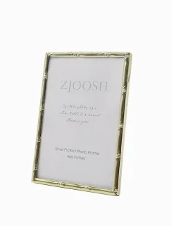 Photo Frames*Zjoosh Colonial Bamboo Photo Frame 4x6 Gold