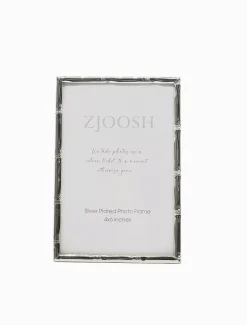 Photo Frames*Zjoosh Colonial Bamboo Photo Frame 4x6 Silver