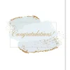 Stationery*Zjoosh Congratulations Blue Brush Card