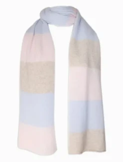 Cashmere Scarves|Scarves*Zjoosh Copenhagen Cashmere Scarf Beige Blue Pink