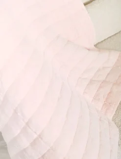 Blankets And Throws*Zjoosh Cotton Quilted Throw Pink
