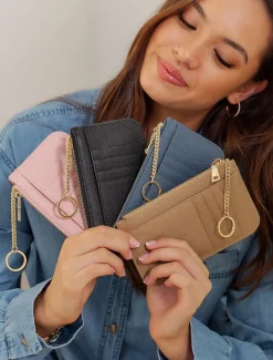 Key Rings|Wallets And Purses*Zjoosh Courtney Card Wallet Hazelnut