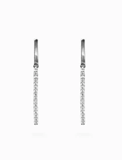 Earrings|Silver Jewellery*Zjoosh Crystal Posts Rhodium