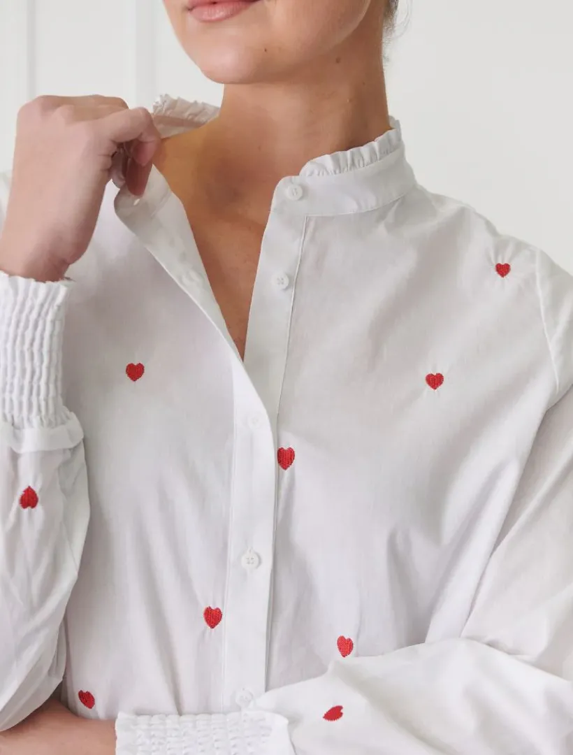 Shirts And Tops*Zjoosh Cupid Shirt White