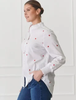 Shirts And Tops*Zjoosh Cupid Shirt White