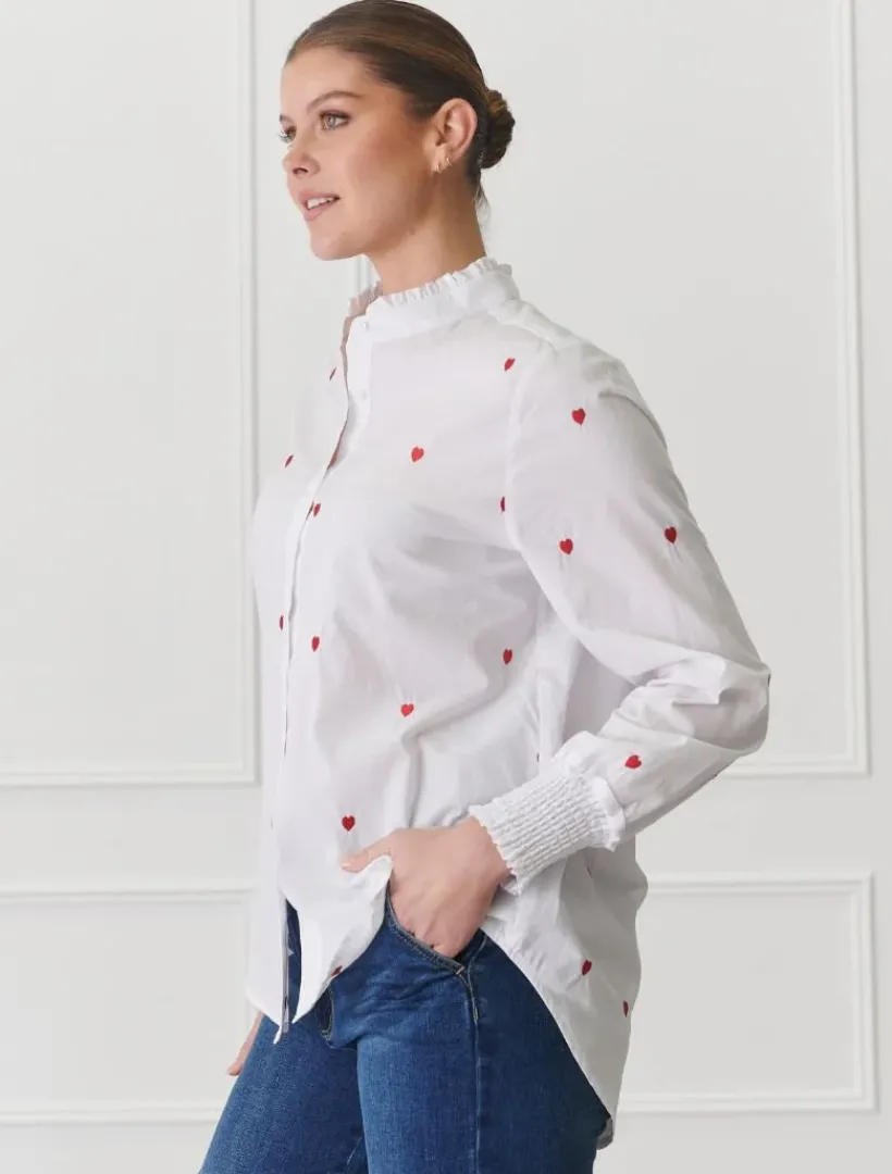 Shirts And Tops*Zjoosh Cupid Shirt White