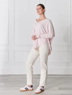 Knits And Jumpers*Zjoosh Dahlia Cotton Cashmere Jumper Pink
