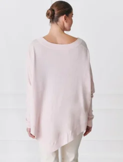 Knits And Jumpers*Zjoosh Dahlia Cotton Cashmere Jumper Pink