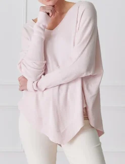 Knits And Jumpers*Zjoosh Dahlia Cotton Cashmere Jumper Pink