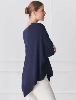 Knits And Jumpers*Zjoosh Dahlia Cotton Cashmere Jumper Navy