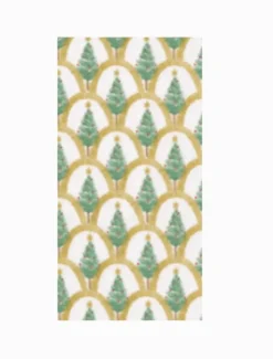 Disposable Napkins*3rd Party Other Deco Christmas Gold Guest Napkins 15pk