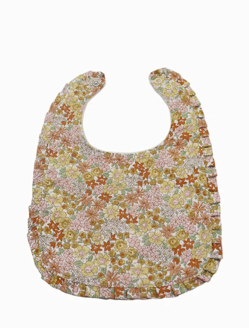 Kids*Zjoosh Ditsy Bib Yellow