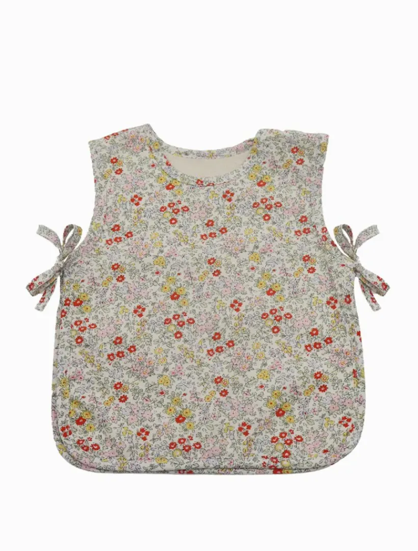 Kids*Zjoosh Ditsy Pinnie White