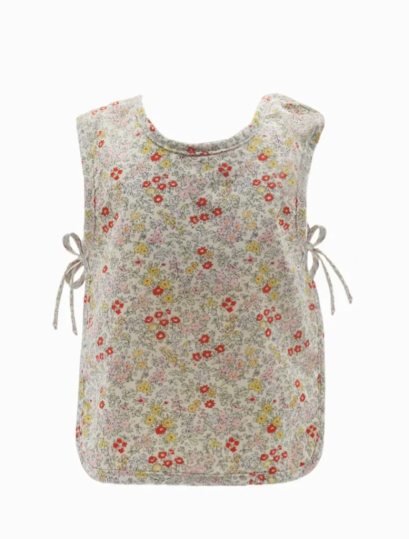 Kids*Zjoosh Ditsy Pinnie White