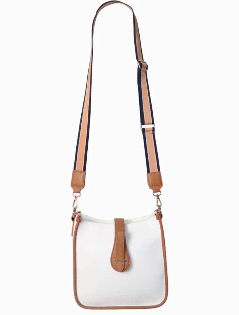 Cross Body Bags*Zjoosh Dominic Max Bag White Tan WhiteTan