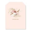 Stationery*Zjoosh Dry Flower Thank You Tag