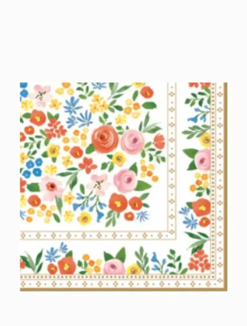 Disposable Napkins*3rd Party Other Easy Life Boho Flowers Napkins 20pk