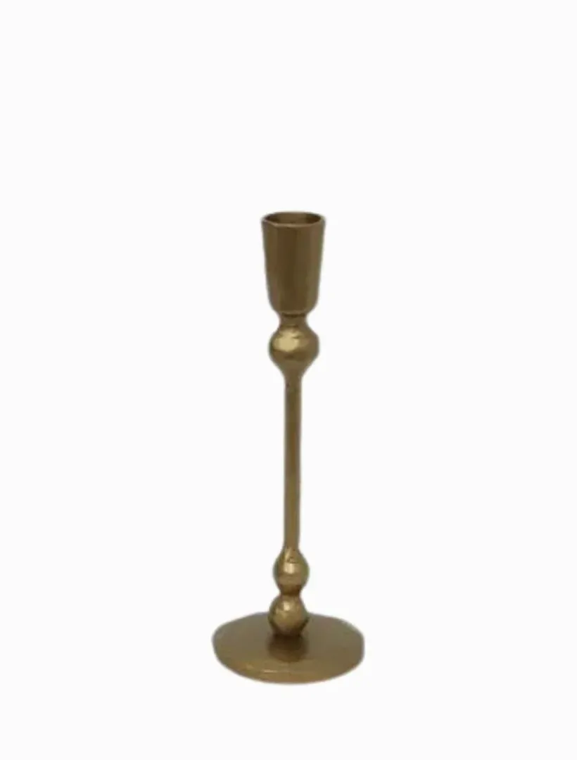 Tea Lights & Candle Holders*3rd Party Other Eddie Gold Candleholder Small