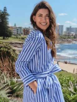 Dresses*Zjoosh Emma Striped Dress Navy
