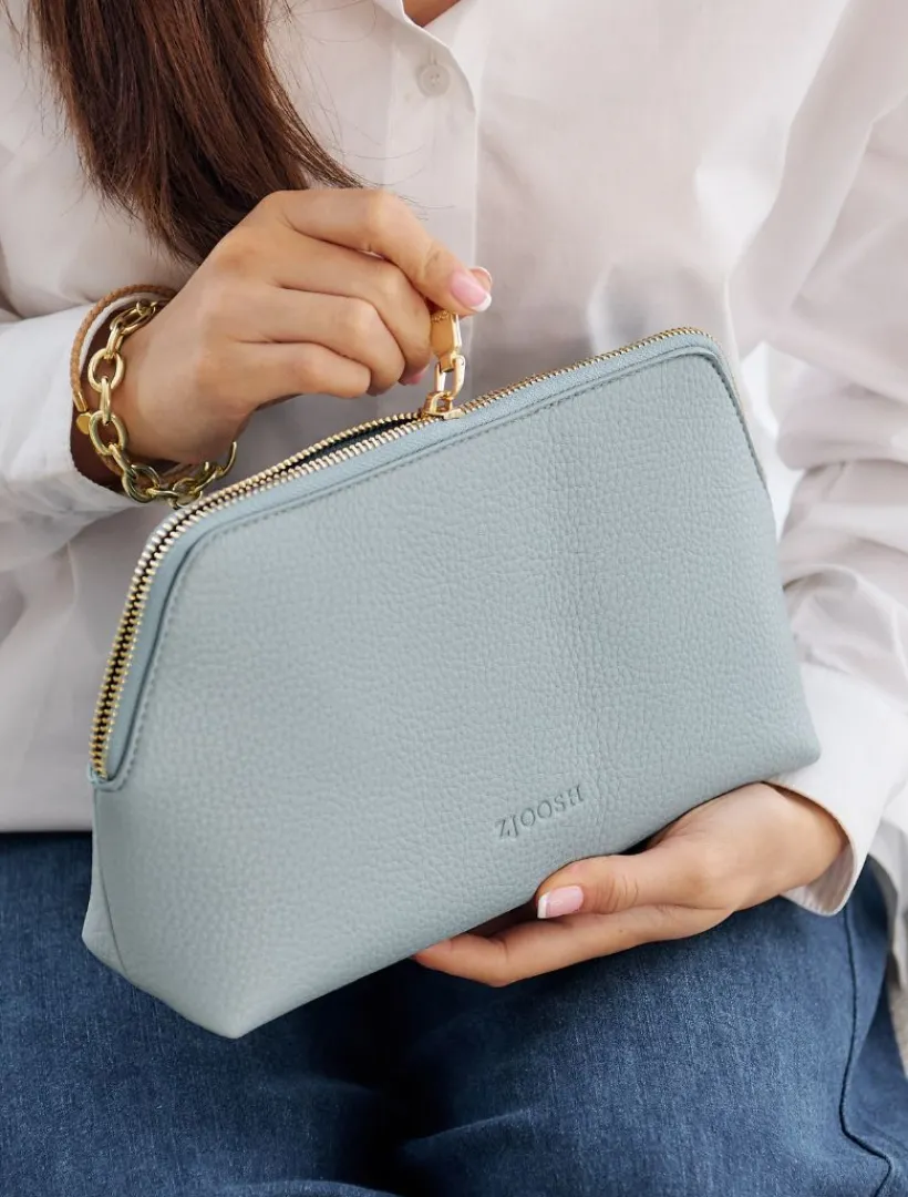 Travel And Cosmetic Bags|Travel & Cosmetic Bags*Zjoosh Essentials Purse Dusty Blue Large DustyBlue