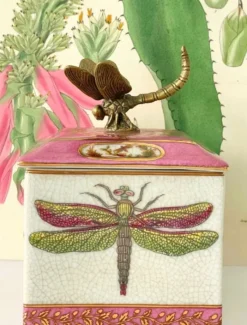 Home Ornaments|Jewellery Storage*3rd Party Other Exotico Trinket Box Libelula Pink