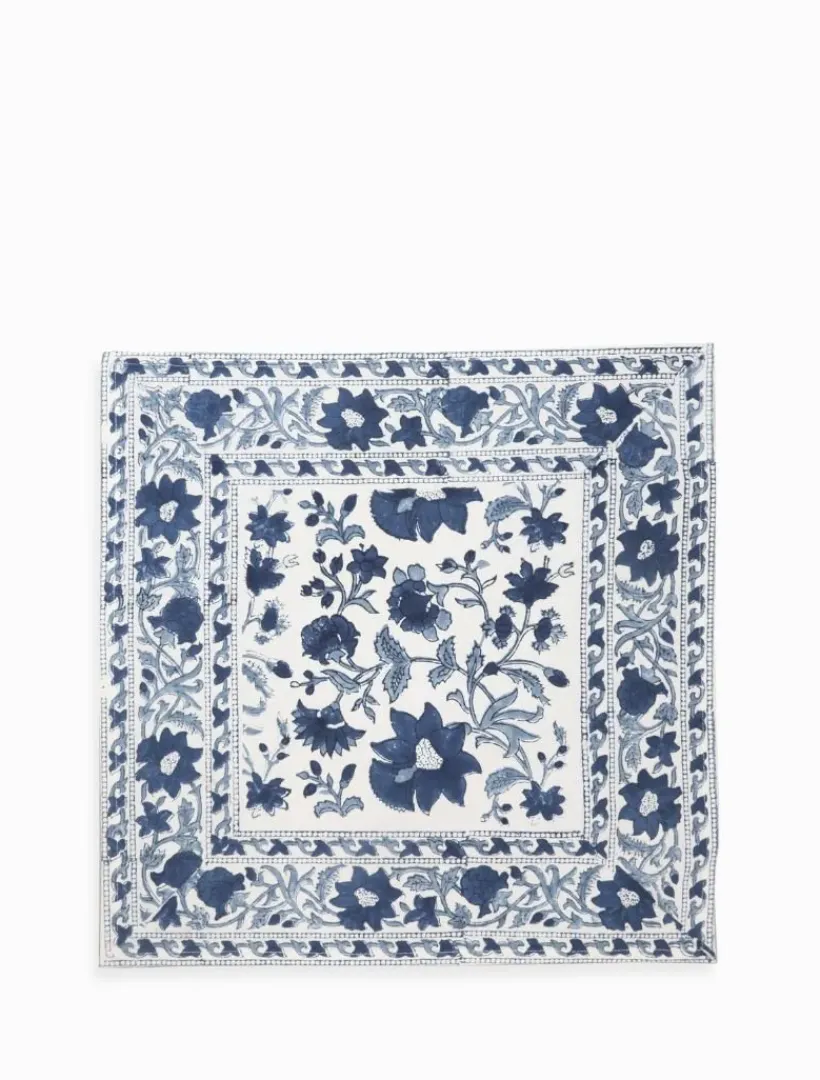 Table Linen*Zjoosh Fakistra Napkin Set of 4 45cm x 45cm Blue