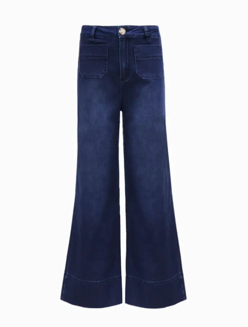 Pants*Zjoosh Farrah Denim Jean Dark Indigo DarkIndigo