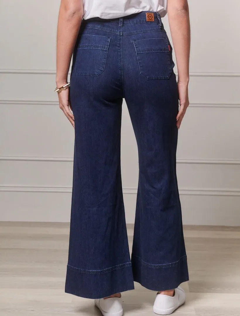 Pants*Zjoosh Farrah Denim Jean Dark Indigo DarkIndigo