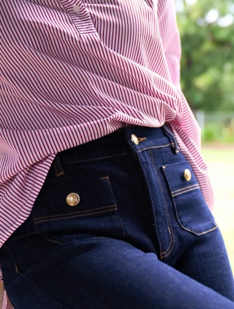 Pants*Zjoosh Farrah Denim Jean Ink