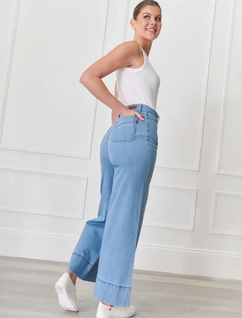 Pants*Zjoosh Farrah Summer Wash Denim Jeans