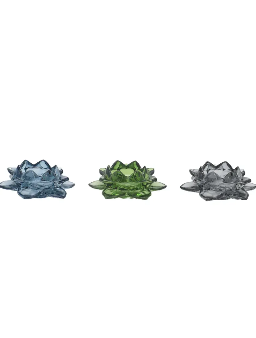 Tea Lights & Candle Holders*Zjoosh Fleur Votive Smoke