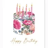 Stationery*Zjoosh Floral Cake Card