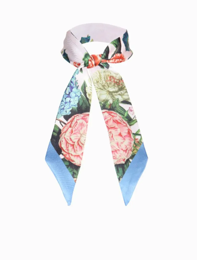 Fashion Scarves|Scarves*Zjoosh Floral Pink Narrow Scarf