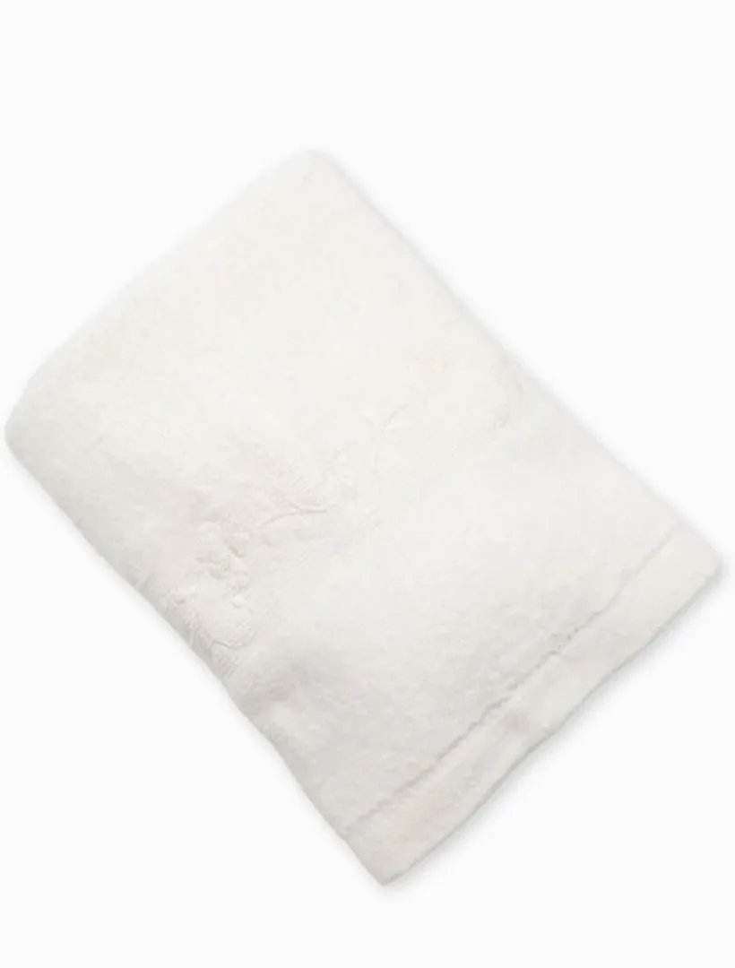 Towels*Zjoosh Flower Vine Hand Towel White