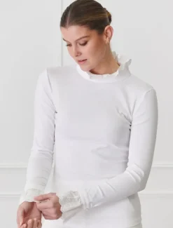 Shirts And Tops*Zjoosh Freya Frill Top White